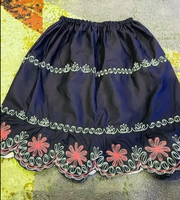 Jupe crayon décontractée pour femme en polyester tricoté de haute qualité, longueur cheville, unie, brodée, antibactérienne, imprimée numériquement