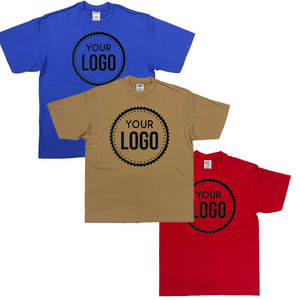 Pro Club T-shirt à col rond à manches courtes en coton épais pour hommes T-shirt ample à la mode surdimensionné - Product Image 4