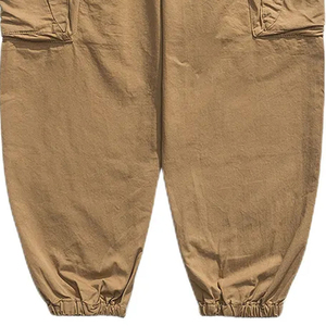 Pantalones Cargo Jogger Pantalones con cordón Pantalones con bolsillos Jogger Pantalones Cargo de alta calidad Pantalones de hombre rectos a rayas curvas - Product Image 4