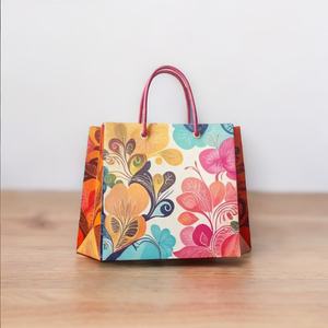 ถุงกระดาษสีขาวเป็นมิตรกับสิ่งแวดล้อมหรูหราสำหรับแบรนด์แฟชั่นบรรจุภัณฑ์อาหารของขวัญ (ปรับแต่งได้) - Product Image 5