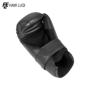 Gants semi-contact unisexes design à main ouverte boxe karaté MMA entraînement de sparring doublure en cuir PU Arts martiaux souples - Product Image 4