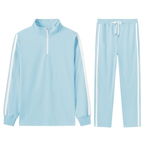 Super caliente de los hombres Casual de manga larga Slim Fit chándal de invierno 100% poliéster transpirable con cuello con capucha y logotipo personalizado - Product Image 5