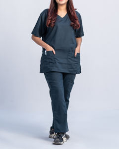 Modern Top Nurse Uniform Hospital Clinical Heath Care Scrub Suits VERY SOFT Custom Short Sleeve Design for <b>Women</b> - Product Image 6