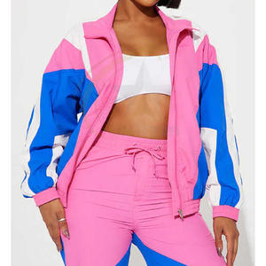 Ensemble coupe-vent d'été de grande taille pour hommes avec logo personnalisé, veste respirante, pantalon de jogging, tenue deux pièces coupe-vent - Product Image 6