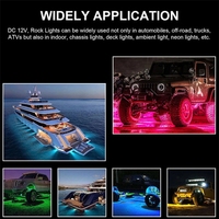 Luces Decorativas LED RGB para Camiones, Luces Ambientales y Inferiores, Luces Traseras de 12V, Impermeables IP67