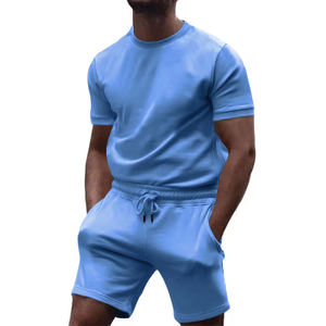 Trending <b>Men's</b> <b>Short</b> Sleeve Summer Sports Tracksuit <b>Short</b> <b>Sets</b> T-<b>Shirt</b> <b>Shorts</b> Custom Printed <b>Men</b> Twin <b>Sets</b> - Product Image 4