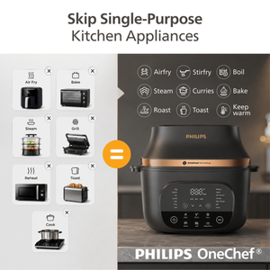 Pour Philips OneChef 33-en-1, <span class=keywords><strong>appareil</strong></span> de cuisson intelligent 6L NX5300/00 pour usage domestique - Product Image 2