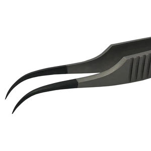 Meilleure qualité beauté noir antistatique accessoires d'extension de cils pince à épiler pince à cils - Product Image 2