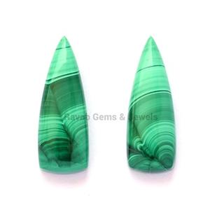 ขายดีที่สุด10X30มม. มรกตธรรมชาติจี้รูปทรงล้านล้านต่างหูเรียบอัญมณีหลวม - Product Image 6