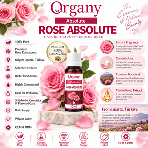 Aceite Absoluto de Rosa Turca Isparta 100% Puro, Rosa Damascena, Perfume, Cosméticos, Fragancia - Product Image 2