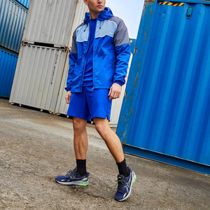 Coupe-vent tactique décontracté OEM pour hommes, veste à capuche respirante de haute qualité, ensembles de survêtements imperméables coupe-vent 100% nylon - Product Image 2