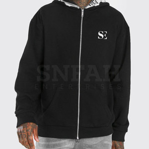 Wholesale Custom Logo Printed Solid Breathable Pullover Men's Hoodie with Face <b>Cover</b> for Winter Season - Product Image 4