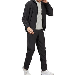 Survêtement de sport pour homme, tenue de gym deux pièces extensible, idéale pour le jogging, la course et le fitness en salle - Product Image 1