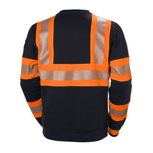 Sudadera de Alta Visibilidad de Manga Larga Fabricada en Fábrica, Ropa de Trabajo de Alta Visibilidad, Reflectante, de Seguridad, para Construcción, Sudaderas de Primera Calidad - Product Image 4