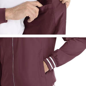Chaqueta Bomber Personalizada para Hombre, Estilo Invernal, Nueva Colección, Tejido de Lona, Impermeable, Cortavientos, Estilo Universitario - Product Image 4