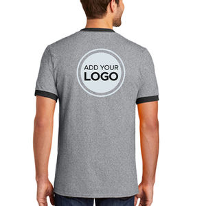 เสื้อยืดริงเกอร์เสื้อยืดโลโก้ตามสั่ง - Product Image 1