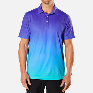 Camiseta Deportiva Casual para Hombre OEM, Diseño Personalizado, Manga Corta, Tejida, Transpirable, Ecológica, Ropa de Golf para Exteriores - Product Image 1