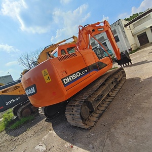 Excavadora Usada Doosan DH150LC-7 de Corea en Existencia, Excavadora Hidráulica de Alta Calidad a Bajo Precio, Excavadora de Orugas Usada DH150LC-7 - Product Image 4
