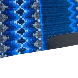 Tapis de selle de style occidental multicolore en laine de Nouvelle-Zélande Qualité extrême avec doublure en feutre de fourrure Remplissage Vente chaude au prix de gros - Product Image 3