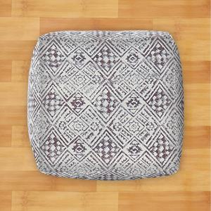 Beaux poufs brodés de créateur Poufs au design imprimé Jaipuri Poufs au design 100% Poufs faits à la main pour la maison, le salon et le balcon - Product Image 4