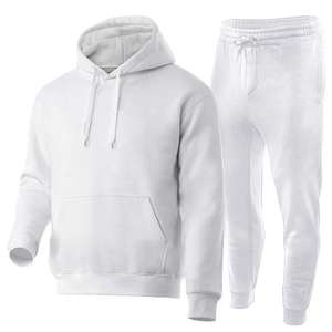 Survêtement unisexe en gros – Nouvelle collection : Ensemble décontracté 2-en-1 avec sweat à capuche zippé et pantalon de jogging en coton léger et respirant pour l'entraînement - Product Image 4