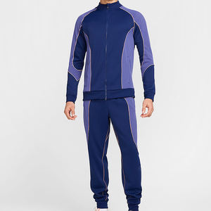 Wholesale Customizable <b>Men's</b> Training Track <b>Pants</b> Sets Stand Collar Zipper Outerwear Base Layer <b>Sweat</b> Suits Wholesale - Product Image 1