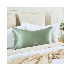 Juego de Fundas de Almohada de Lujo con Forma de Corazón 100% Poliéster, Logotipo Personalizado, Antifaz de 22 Momme, Coletero con Caja y Cremallera para el Cuidado del Cabello en Casa - Product Image 6