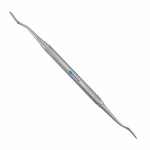 21 Miller Double-Ended <b>Hand</b> <b>File</b> for Veterinary Dental Surgery 8.1mm 4.8mm Serrated Working Ends Manual Steel Stainless Material - Product Image 1