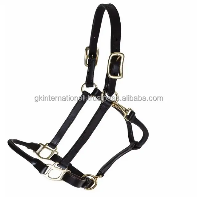 Kuda desainer tali Halter & memimpin berkuda peralatan produk kuda pengaduk dibuat sesuai pesanan kulit kuda halter dengan harga murah