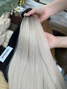 Extensions de cheveux vierges à 100% en cheveux vietnamiens, en anneaux nano, toutes les couleurs, toutes les longueurs, de 12 à 32 pouces, extrémités de cheveux super doublement tirées - Product Image 2