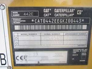 รถตักแบคโฮ CAT รุ่น 442E สำหรับขาย - Product Image 6