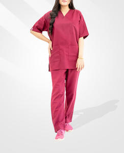 Nuevo y Popular Uniforme Médico, Traje Quirúrgico de Mezclilla, Mono de Verano Unisex para Hospital, Precio al por Mayor - Product Image 2