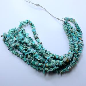 ลูกปัดหยาบสีเทอร์ควอยซ์อะริโซน่าธรรมชาติ4X8MM 6X9MM ได้14 "โดยประมาณสำหรับการทำเครื่องประดับลูกปัดหลวม - Product Image 2