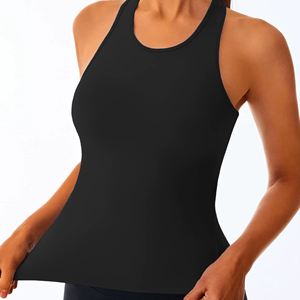 Polyester-spandex tank <b>top</b> <b>Mesh</b> tank <b>top</b> jersey Sublimated <b>Women</b> fitness wear Breathable Moisture Wicking For Sports Casual - Product Image 3