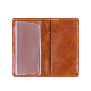 Porte-chéquier en cuir PU souple avec logo personnalisé en vrac pour hommes - Product Image 3