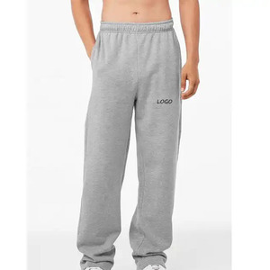 Pantalones Deportivos Largos para Hombre, al por Mayor, Modernos, con Logotipo Personalizado, 100% Algodón, Ligeros, Cintura Elástica, Diseño Liso - Product Image 2