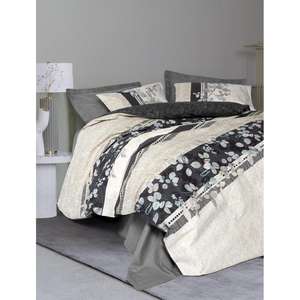 Lehlare Cotton Box Ranforce Housse de couette Double couleur anthracite - Product Image 1