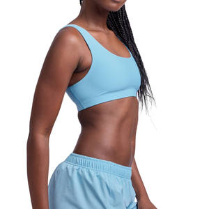 Soutien-gorge de sport sans couture réglable en gros personnalisé, couleur unie, séchage rapide, anti-choc, pour le yoga et l'entraînement en salle de sport - Product Image 3