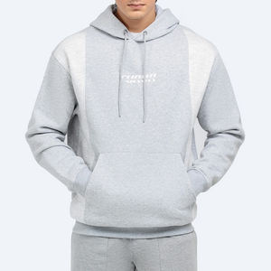 Ensemble de sweats à capuche unisexe poids lourd et surdimensionné avec impression bouffante Sweatshirts personnalisés pour hommes Brodés au crochet Technique de tissage - Product Image 2