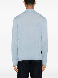 Pull en maille pour homme en coton 100% doux, personnalisé avec logo, décontracté, de haute qualité, pour le printemps et l'hiver, uni, avec fermeture éclair, OEM - Product Image 3