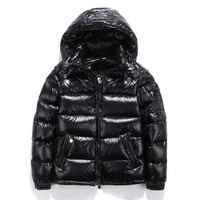 Meilleur produit Vestes gonflées pour hommes Vestes légères à capuche brillantes personnalisées Vestes pour hommes noir et gris argenté Veste pour homme
