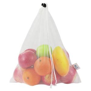 Eco-Friendly Cotton <b>Net</b> <b>Bag</b> with Customizable Size Portable & Recyclable for Cosmetics and Toys - Product Image 5
