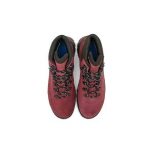 Bottes de randonnée Vibram en cuir de vachette imperméables à bout rond, lacées, doublure en mesh pour l'hiver/l'automne, semelle intermédiaire en EVA, semelle noire - Product Image 2