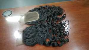 INDIAN <b>CHEAP</b> HAIR BUNDLES LUXURY VIRGIN REMY NANO HAIR <b>EXTENSION</b> MATCHING FRONTALS SEAMLESS SILKY STRAIGHT HAIR VENDOR HAIR KING - Product Image 3