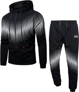 Chándal personalizado para hombre, ropa informal, nuevo diseño de moda, pantalones de chándal cálidos, chándal con capucha para trotar, conjunto de 2 uds. - Product Image 5