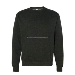 OEMODM Hombres Ropa French Terry Ropa deportiva Ropa casual de alta calidad Jersey negro Sudadera de cuello redondo - Product Image 4