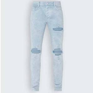 Pantalon Slim Jeans Denim Pantalon pour Hommes High Street Wear Couleur Personnalisée Coton Matériel Homme Vêtements D'été Casual Jeans Pantalon 2025 - Product Image 6