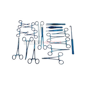 Instruments chirurgicaux vétérinaires de haute qualité en acier inoxydable allemand pour le stérilisation et la castration du bétail, packs/ensembles réutilisables pour les opérations sur animaux de compagnie - Product Image 1
