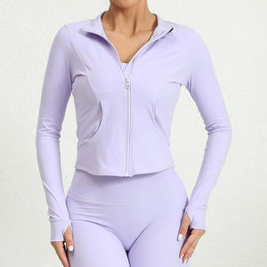 Ensemble de yoga pour femmes en gros, leggings taille mi-haute, soutien-gorge de sport, uni, 2 pièces, actif, fitness, gym, entraînement, extensible, athlétique - Product Image 2