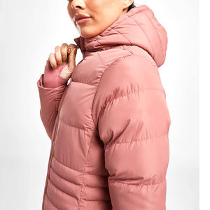 Haute qualité grande taille coupe-vent longues vestes bouffantes/hiver mode femmes longue personnalisée respirant bouffant varsité veste - Product Image 4